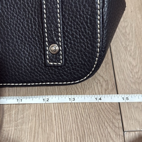 Dooney & Burke Black Domed Satchel - Picture 4 of 11